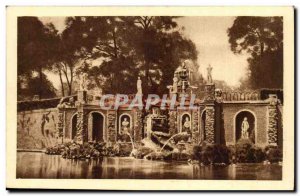 Italy Italia Roma Postcard Old Villa Pamphili Giuchi d & # 39acqua con cascate