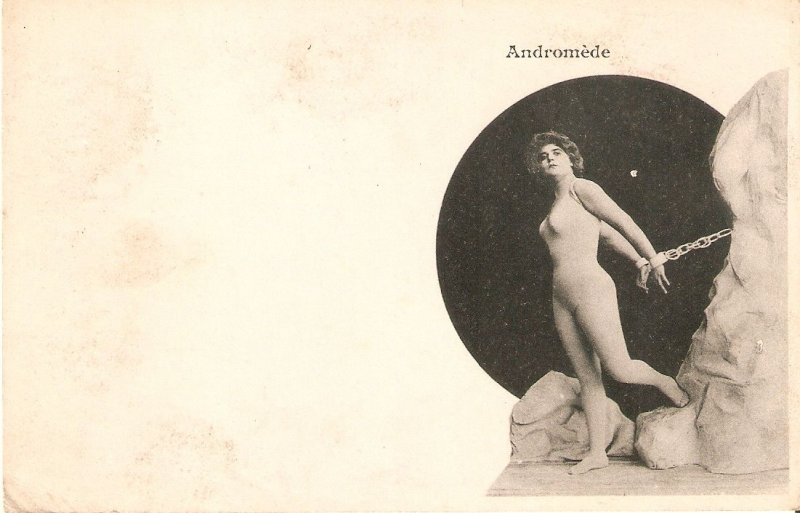 Nude. Ladies Lot of ten (10) French, old vintage, artist drawn, postcards