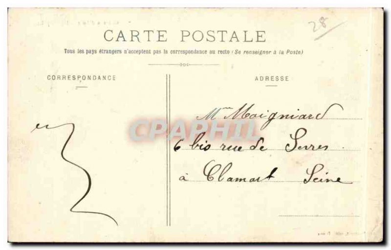 Old Postcard Anet Chateau Chapel