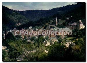 Postcard Old Villecomtal Aveyron General view