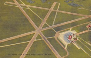 Aerial view of the greater Cincinnati airport Cincinnati, Ohio, USA Airport U...