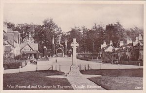 Scotland Kenmore War Memorial and Gateway to Taymouth Castle Real Photo