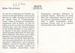 Belize Belice Ville de Belize