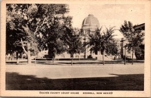 Chaves County Court House, Roswell NM c1930 Vintage Postcard O43