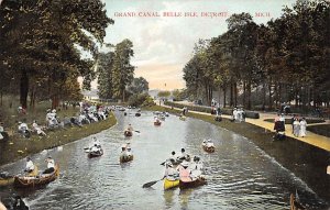 The Grand Canal Belle Isle Park - Detroit, Michigan MI