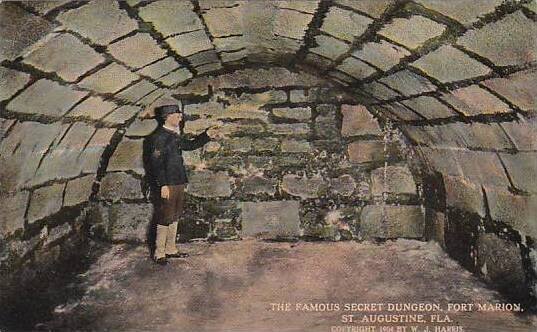 Florida Saint Augustine the Famous Secret Dungeon Fort Marion