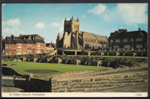 Durham Postcard - St Hilda's Church, Hartlepool   RS460