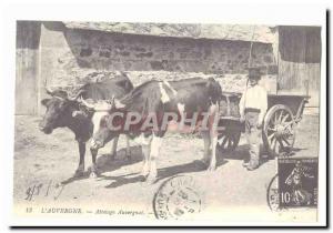 L & # 39auvergne Old Postcard hitch Auvergne (reproduction)