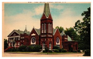 Vintage 1940s Postcard First Baptist Church, Sumter, S.C.