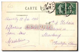 Old Postcard Chantilly Chateau