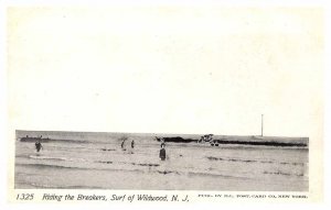 Postcard BEACH SCENE Wildwood New Jersey NJ AS6607