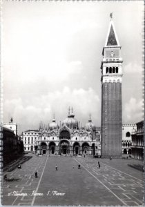 Postcard RPPC  Italy Venice  Piazza San Marco