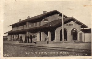 13439 Santa Fe Railway Depot, Melrose, New Mexico  1909