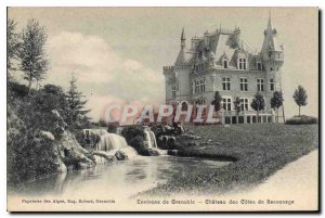 Old Postcard surroundings Grenoble Ratings of Castle Sassenage