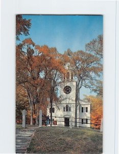 Postcard The Church on the Hill, Lenox, Massachusetts