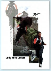 MEREDITH RAINEY VALMON Olympic Runner 1998 Ad LADY FOOT LOCKER 4x6 Postcard