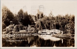 Hatley Park Victoria BC Vancouver Island 3 cent Stamp c1934 RPPC Postcard H55