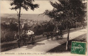 CPA HOULGATE La Route de Villers et Vue sur Houlgate (1225851)