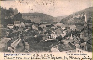 ac0153 - Postcards VINTAGE POSTCARD - LUXEMBOURG - La Rochette - 1903-