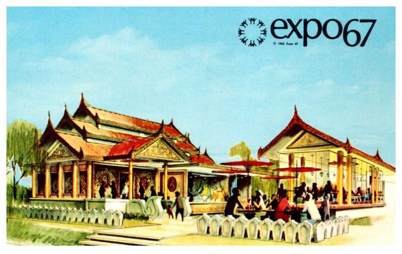 Canada Montral Expo 67 The Pavilion of Burma