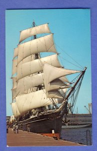 San Diego, California/CA Postcard, The Star Of India Sailing Ship