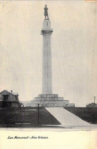 Civil War, c.'06, Confederate Gen Robt E Lee, Monument,New Orleans, Old Postcard