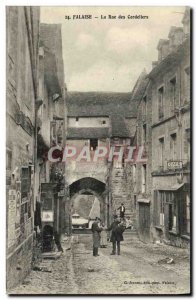 Old Postcard Cliff La Rue des Cordeliers Postman Cafe Restaurant