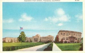 CA, Pasadena, California, High School, Pacific Novelty No. B-123