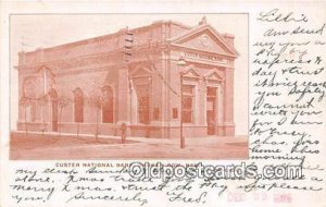 Custer National Bank Broken Bow, Nebraska, USA 1905 