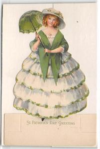 Saint Patrick's Day, Ellen H Clapsaddle Holiday Non Postcard Back 