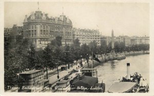 London Thames navigation & sailing Cleopatra's needle paddle steamer