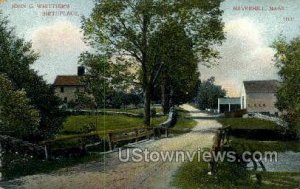 John G. Whittier's Birthplace - Haverhill, Massachusetts MA  