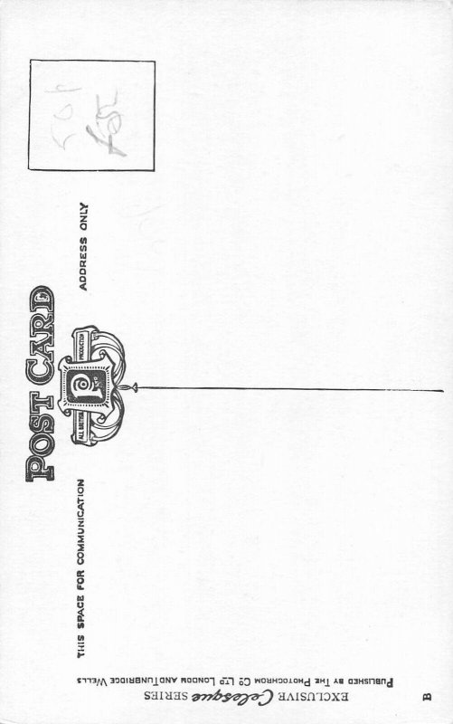 L367 England Westminster Abbey interior Wolfe Monument flags vintage postcard