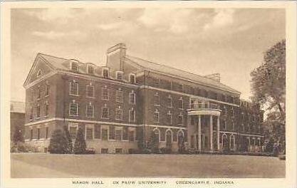 Indiana Greencastle Mason Hall De Pauw University Albertype