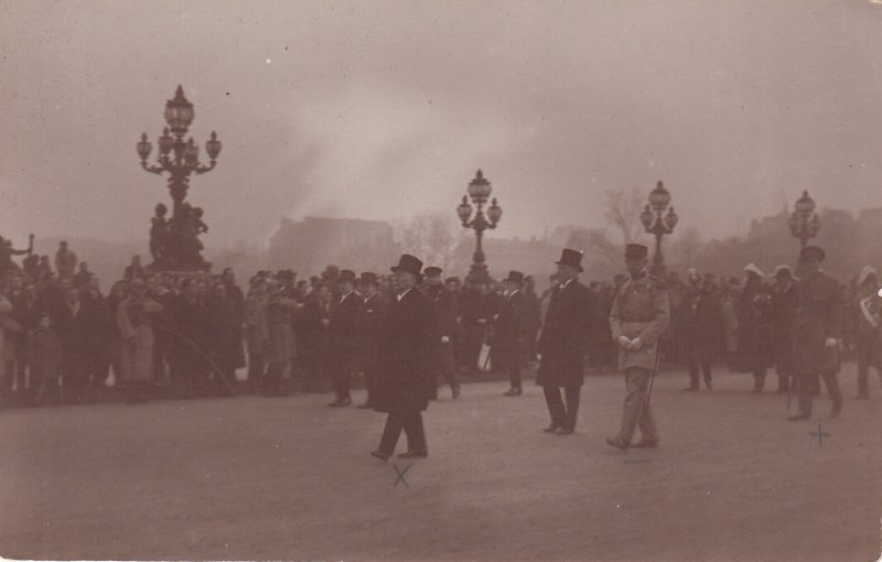 Funeral of Marshal Joffre President  and the Crown Prince of Belgium 1931