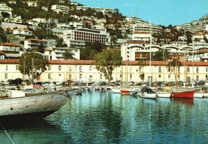 Vintage Postcard Cote D'Azur Villefranche-Sur-Mer La Darse Et Le Versant Du Munt