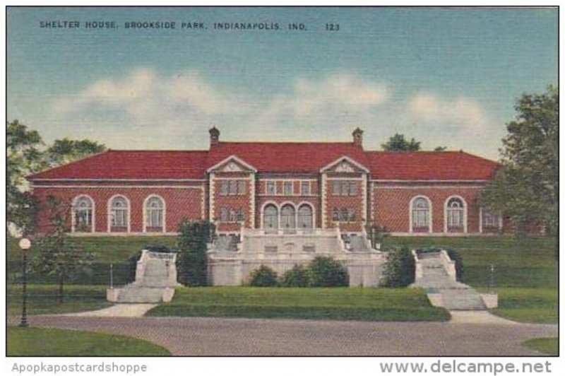 Indiana Indianapolis Shelter House Brookside Park