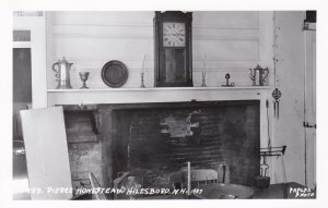 New Hampshire Hillsboro President Pierce Homestead Fireplace