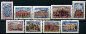 503929 USSR 1950 year Moscow museums stamp set