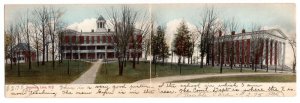 Lima New York Seminary Panorama View Bi-Fold Postcard AA72103