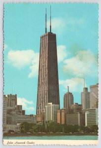 State View~John Hancock Center Chicago Illinois~Continental Postcard