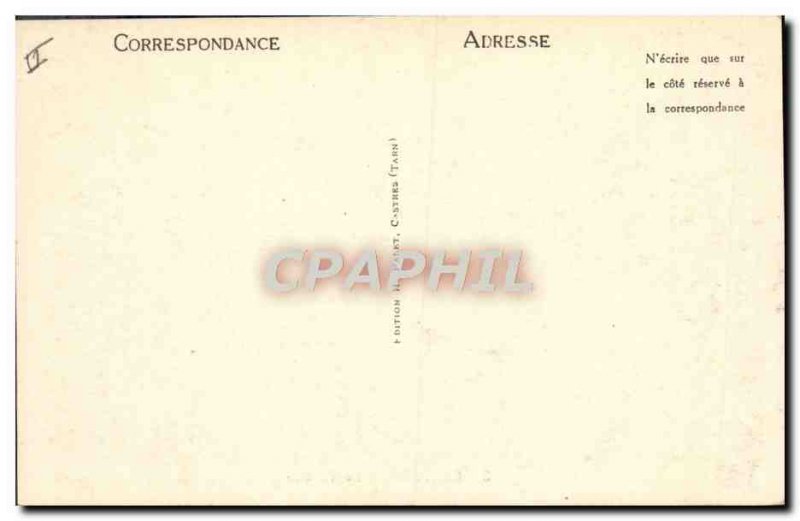 Old Postcard The Theater Castres