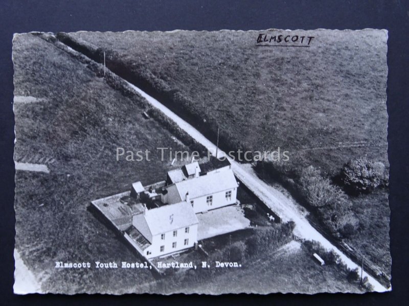 Youth Hostel HARTLAND ELMSCOTT YHA Devon Aerial View c1960/70's RP Postcard