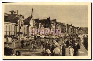 Old Postcard Mers les Bains casino and Villas