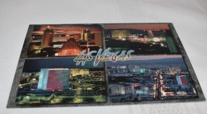 Four Views of Las Vegas Nevada Postcard Gunnar Kullenberg 1997