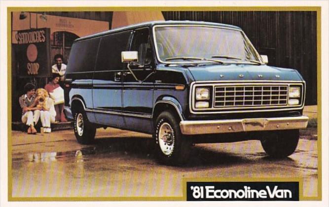 Advertising 1981 Ford Econoline Van John Grappone Ford Bow New Hamshire