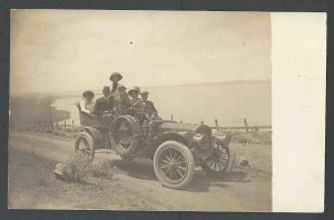Ca 1912 RPPC* Touring Card W/Rumble Seat Mint