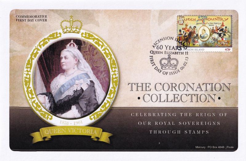 Queen Victoria Ascension Island Royal Coronation First Day Cover