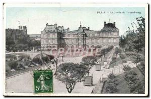 Paris - 6 - The Luxembourg Gardens - Old Postcard