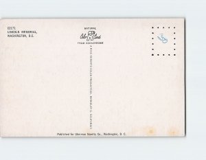 Postcard Lincoln Memorial, Washington, District of Columbia